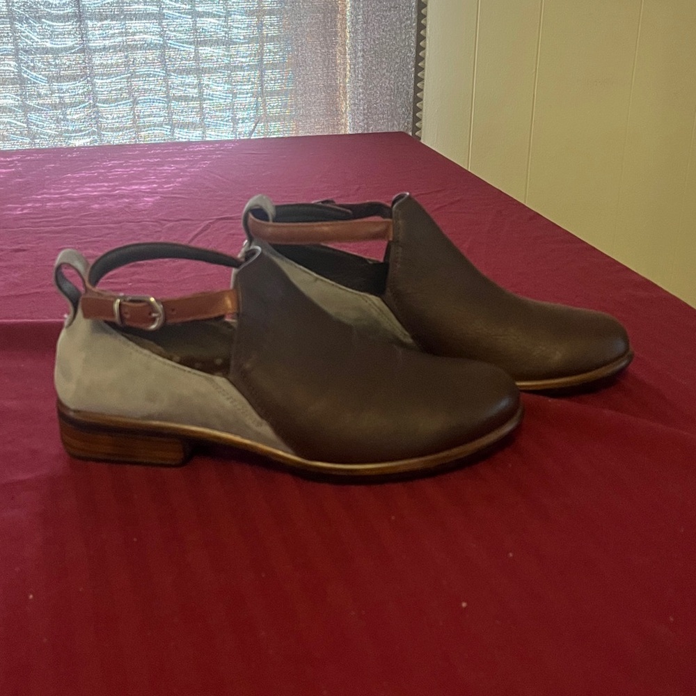NAOT bootie loafer with strap